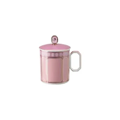 Best Swarovski x Rosenthal Becher mit Henkel mit Deckel