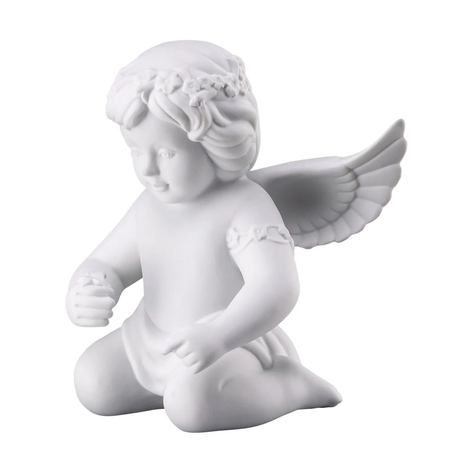 Sale Rosenthal Engel mit Blumenkranz
