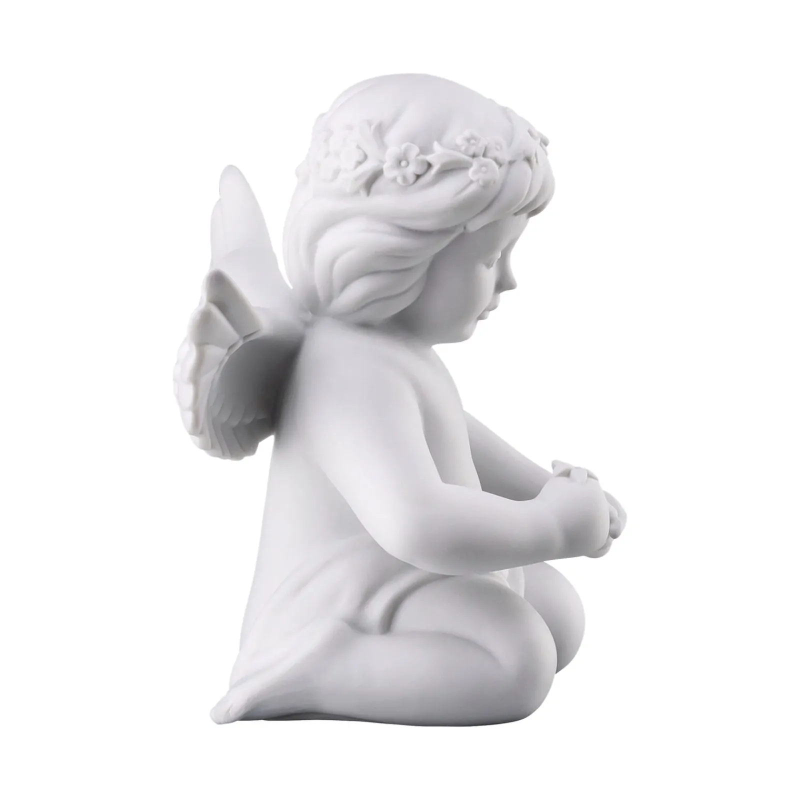 Sale Rosenthal Engel mit Blumenkranz