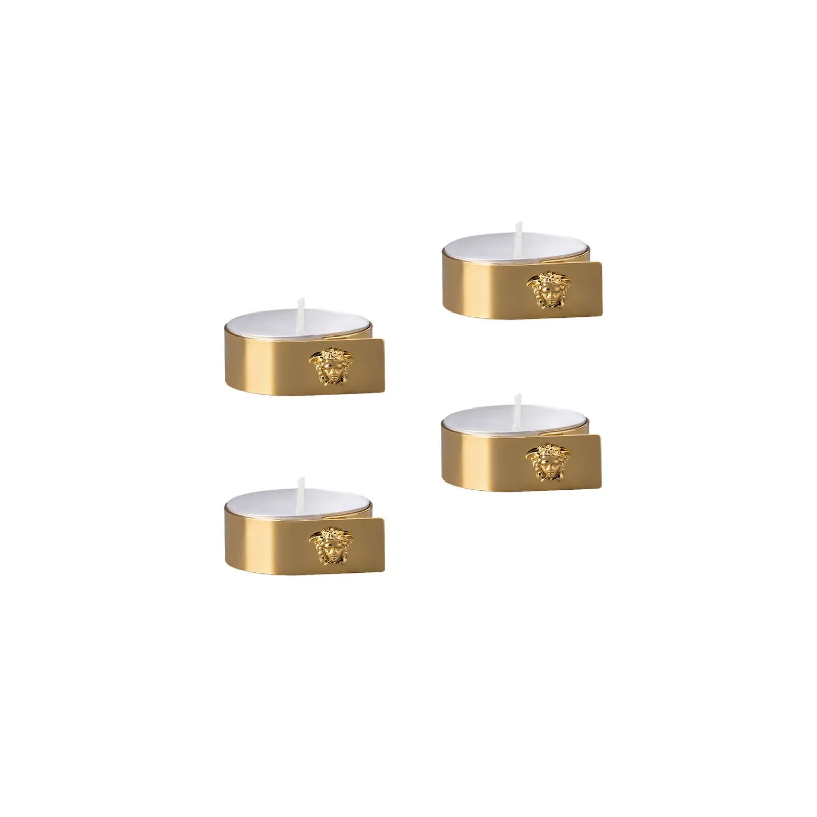 New Versace Set 4 Tischlichter