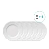 Clearance Rosenthal 5+1-Set, 6 x Frühstücksteller 21 cm