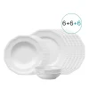 Online Rosenthal 18-tlg. Speiseset für 6 Personen, 6x Dessertschalen gratis!