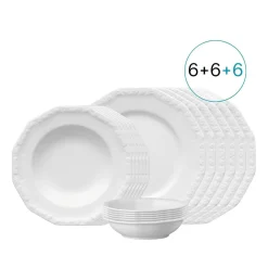 Online Rosenthal 18-tlg. Speiseset für 6 Personen, 6x Dessertschalen gratis!