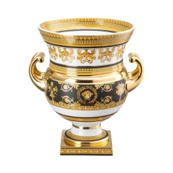 Sale Versace Vase auf Fuß 33 cm